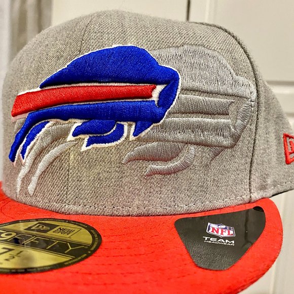New Era Other - New Rare Buffalo Bills New Era Throwback 59Fifty Fitted Team Screen Hat 7 3/8